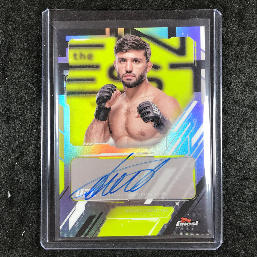 2025 Topps Finest UFC ARMAN TSARUKYAN The Finest Auto Refractor #AT