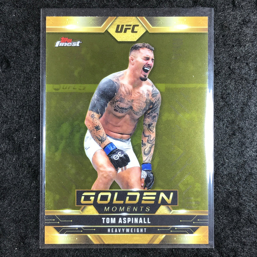 2025 Topps Finest UFC TOM ASPINALL Golden Moments Base #3