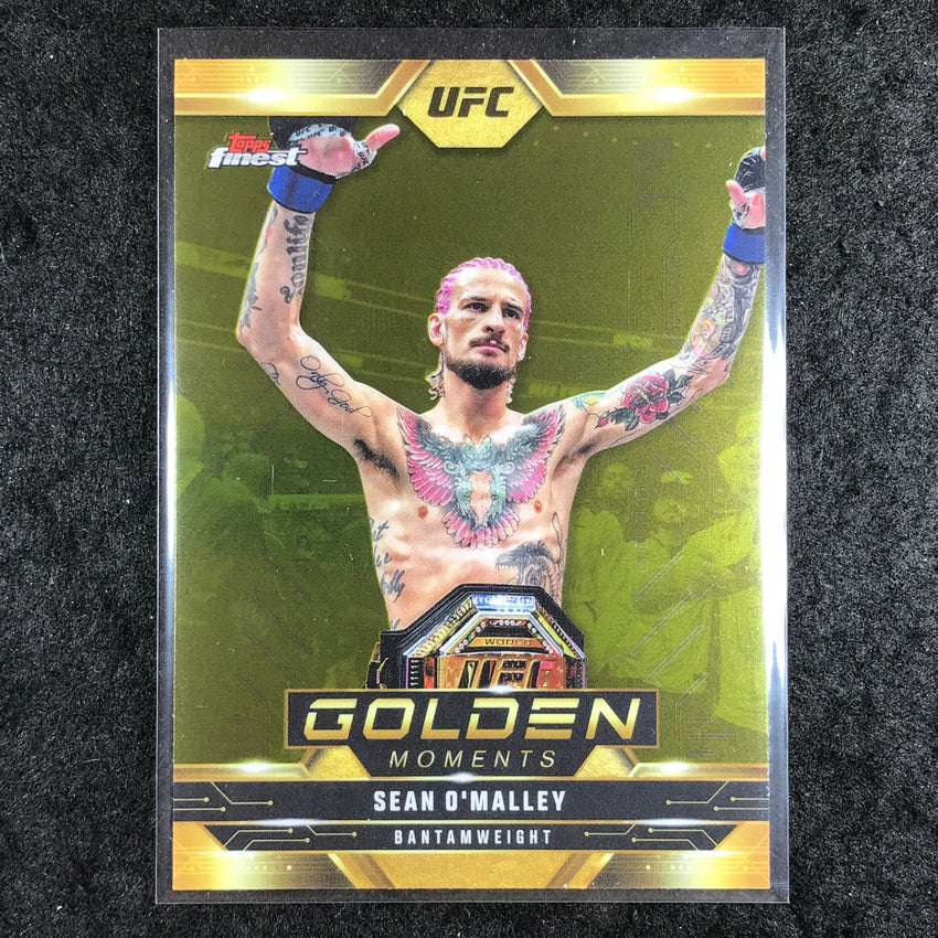 2025 Topps Finest UFC SEAN O'MALLEY Golden Moments Base #5