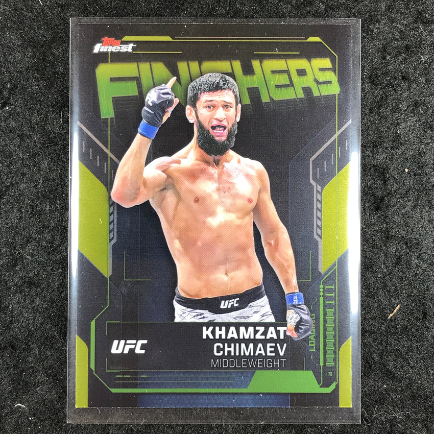 2025 Topps Finest UFC KHAMZAT CHIMAEV Finishers Base #4