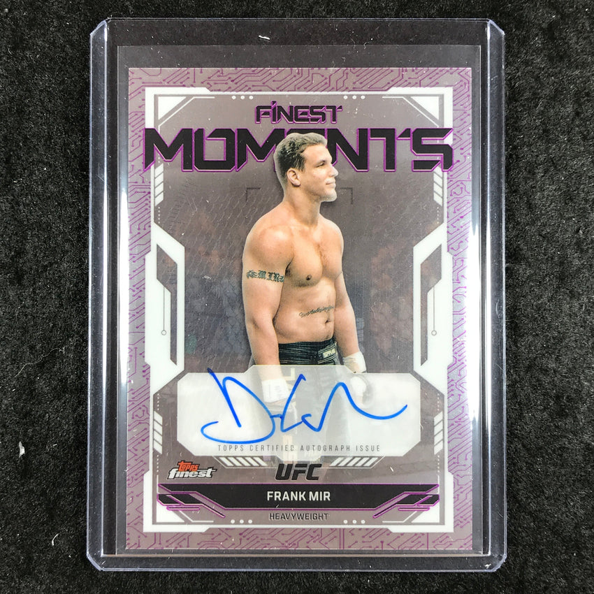 2025 Topps Finest UFC FRANK MIR Finest Moments Signatures Auto #FM