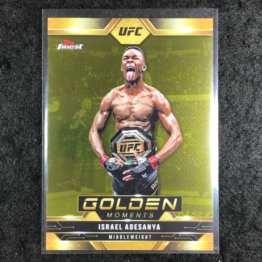 2025 Topps Finest UFC ISRAEL ADESANYA Golden Moments Base #9