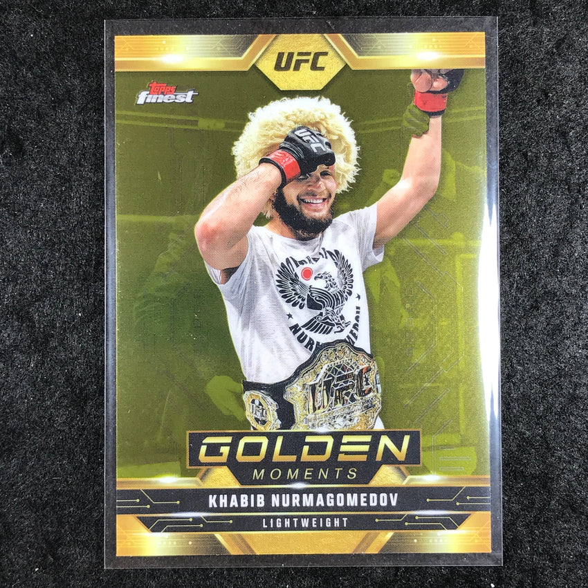 2025 Topps Finest UFC KHABIB NURMAGOMEDOV Golden Moments Base #15