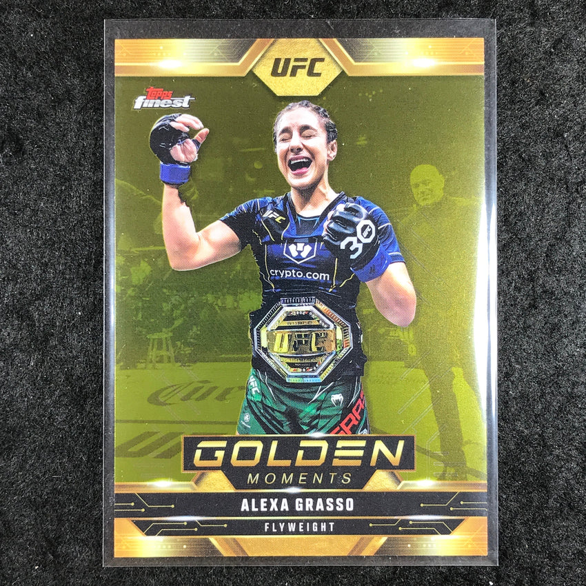 2025 Topps Finest UFC ALEXA GRASSO Golden Moments Base #17
