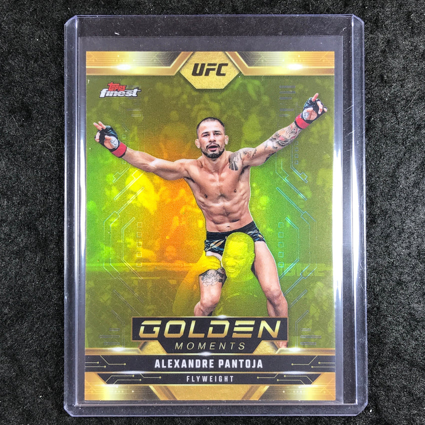 2025 Topps Finest UFC ALEXANDRE PANTOJA Golden Moments Refractor #14