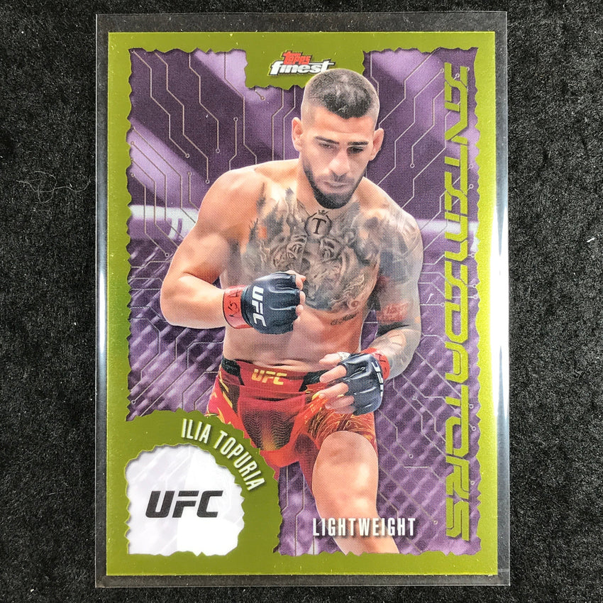 2025 Topps Finest UFC ILIA TOPURIA Intimidators Base #3