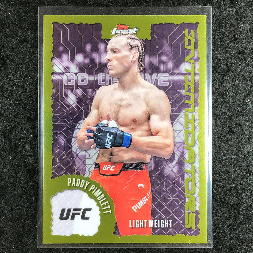2025 Topps Finest UFC PADDY PIMBLETT Intimidators Base #4