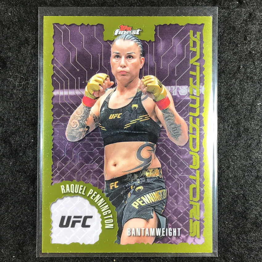 2025 Topps Finest UFC RAQUEL PENNINGTON Intimidators Base #15