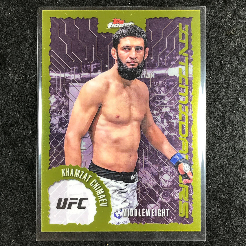 2025 Topps Finest UFC KHAMZAT CHIMAEV Intimidators Base #17