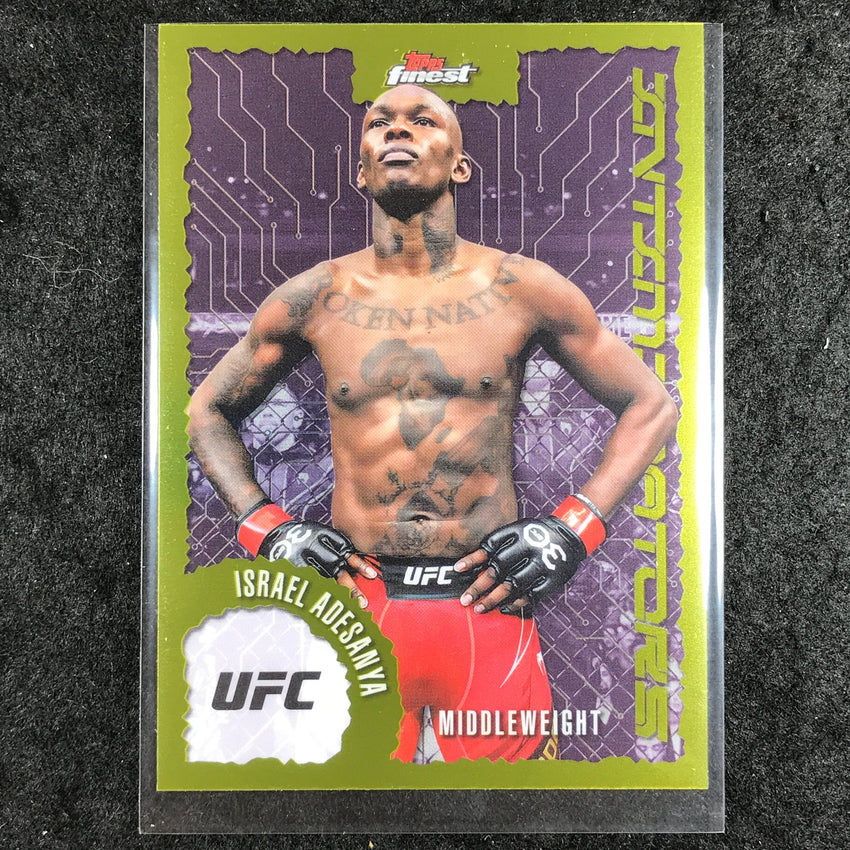 2025 Topps Finest UFC ISRAEL ADESANYA Intimidators Base #19