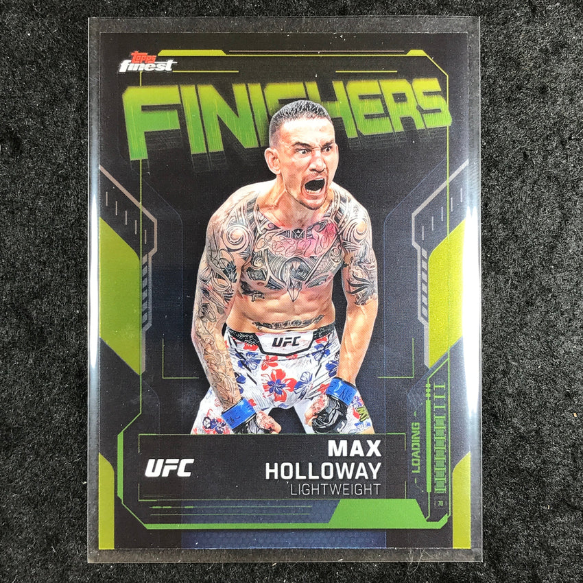 2025 Topps Finest UFC MAX HOLLOWAY Finishers Base #13