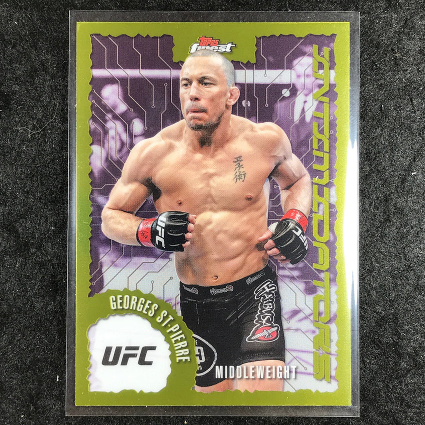 2025 Topps Finest UFC GEORGES ST-PIERRE Intimidators Base #24
