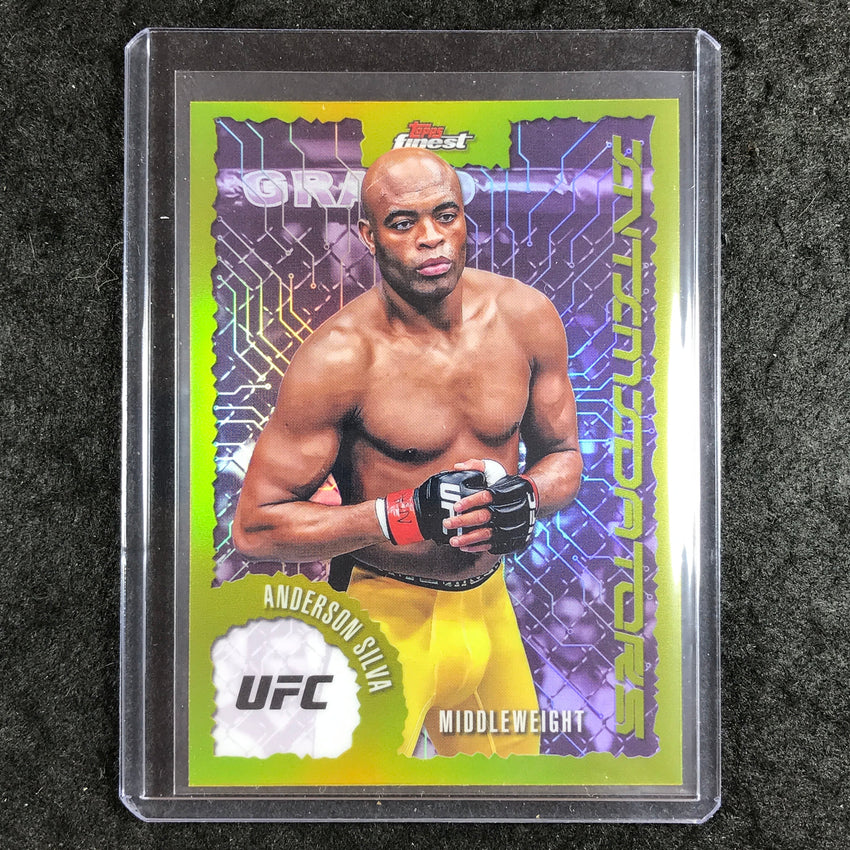2025 Topps Finest UFC ANDERSON SILVA Intimidators Refractor #11
