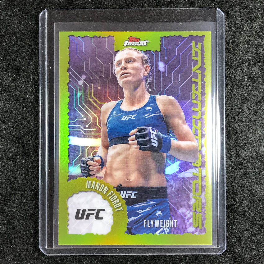 2025 Topps Finest UFC MANON FIOROT Intimidators Refractor #12