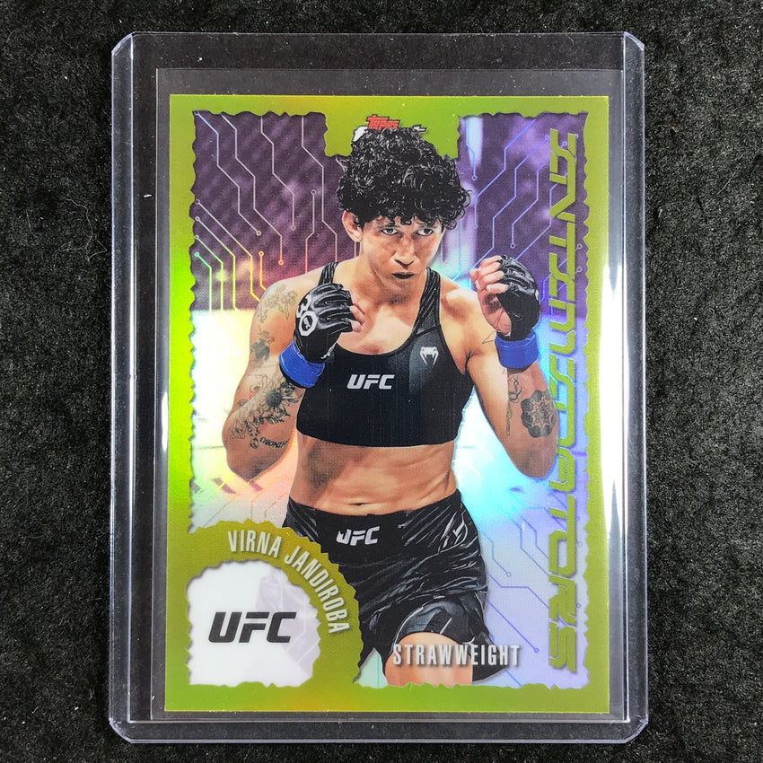 2025 Topps Finest UFC VIRNA JANDIROBA Intimidators Refractor #13