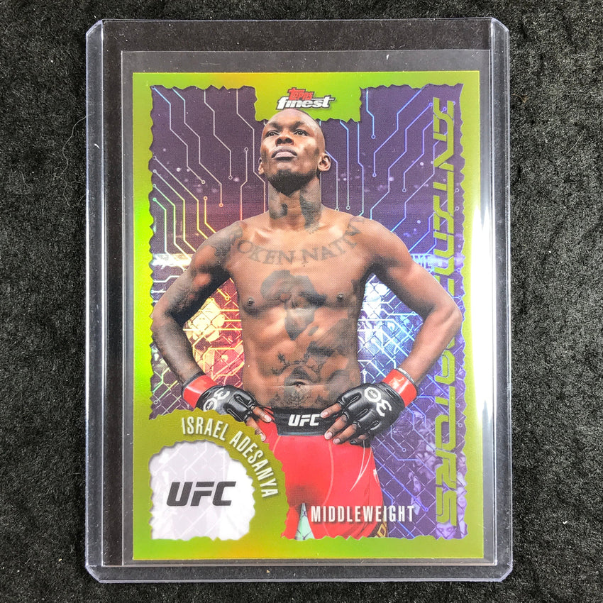 2025 Topps Finest UFC ISRAEL ADESANYA Intimidators Refractor #19
