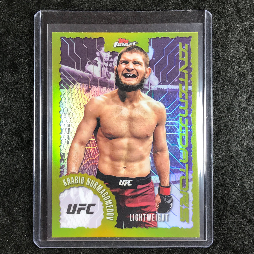 2025 Topps Finest UFC KHABIB NURMAGOMEDOV Intimidators Refractor #20