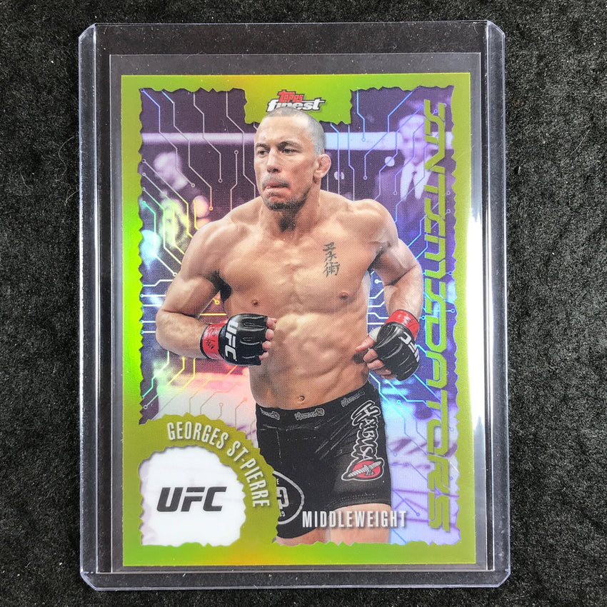 2025 Topps Finest UFC GEORGES ST-PIERRE Intimidators Refractor #24