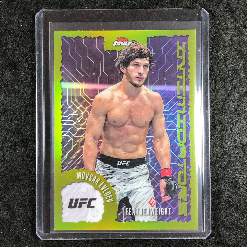 2025 Topps Finest UFC MOVSAR EVLOEV Intimidators Refractor #27