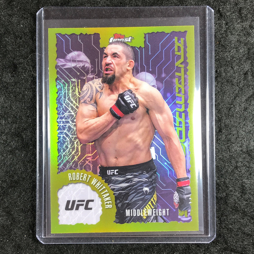 2025 Topps Finest UFC ROBERT WHITTAKER Intimidators Refractor #30