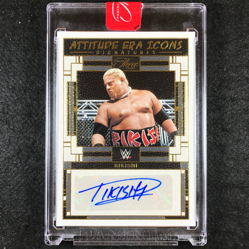 2024 Three Count WWE RIKISHI Attitude Era Icons Auto Gold 4/10
