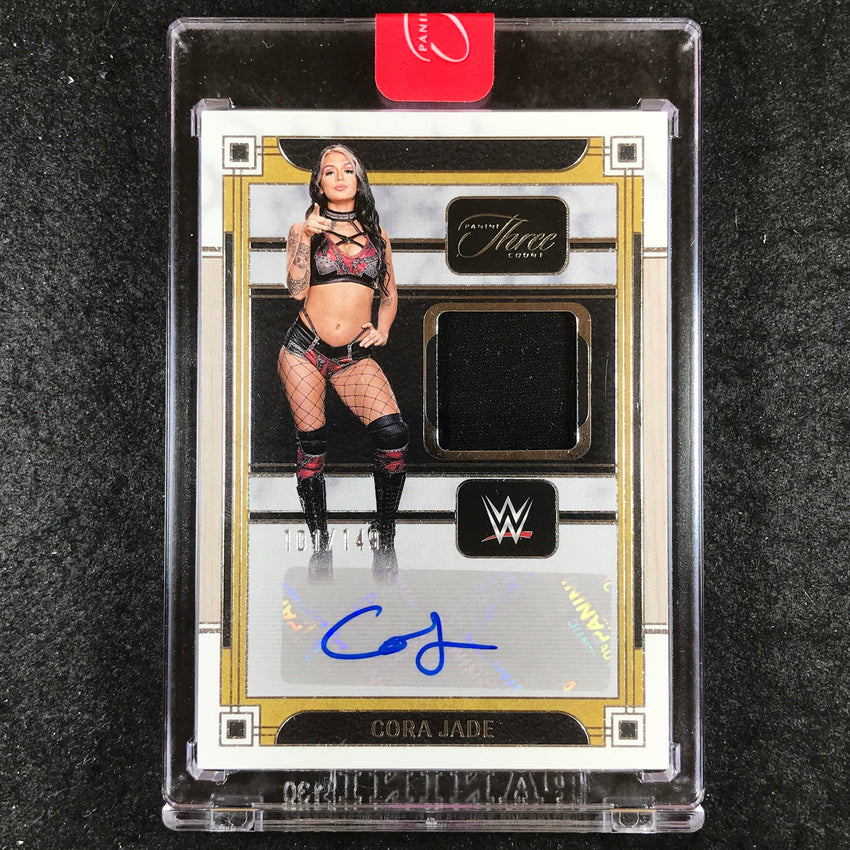 2024 Three Count WWE CORA JADE Memorabilia Autograph Base 101/149