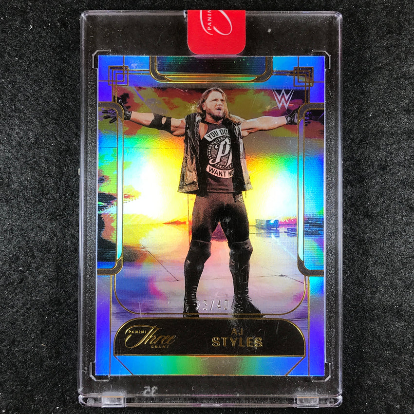 2024 Three Count WWE AJ STYLES Base 23/40 #1