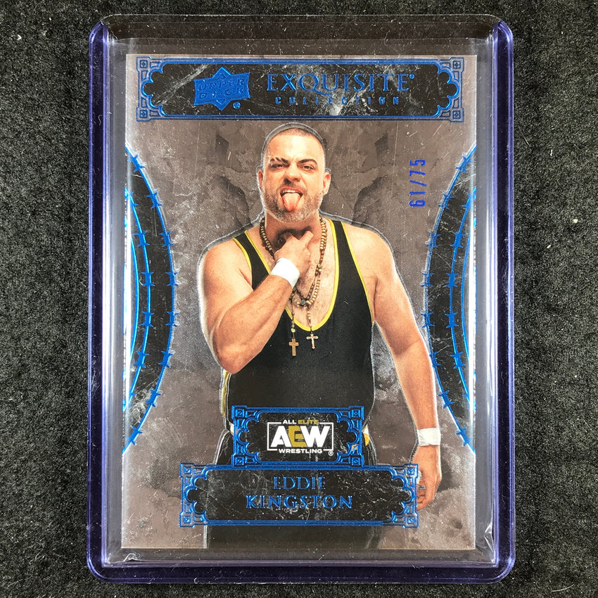 2024 Black Diamond AEW EDDIE KINGSTON Exquisite Collection Blue 61/75 #6