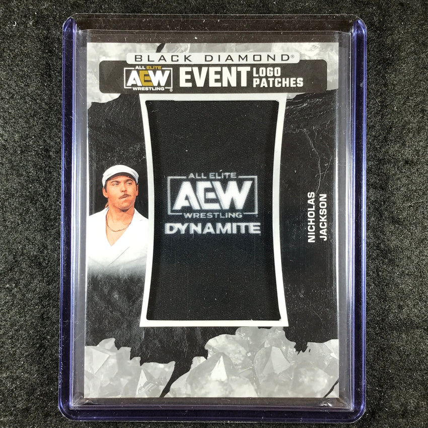 2024 Black Diamond AEW NICHOLAS JACKSON Event Logo Patches (Misprint Back) #11