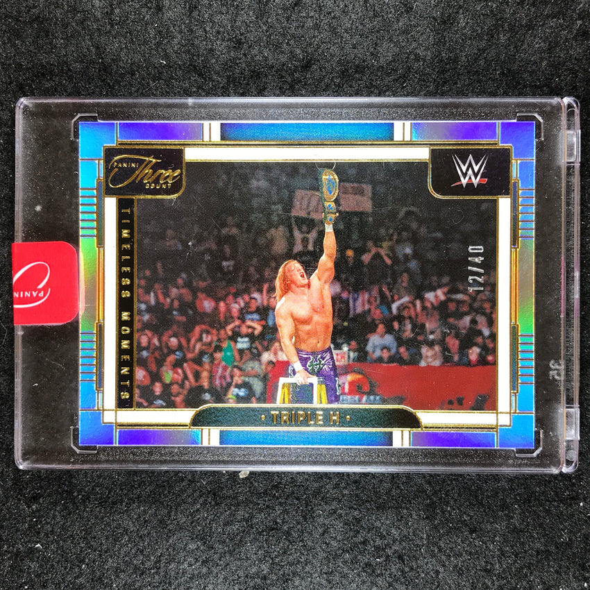 2024 Three Count WWE TRIPLE H Base Timeless Moments 12/40 #171