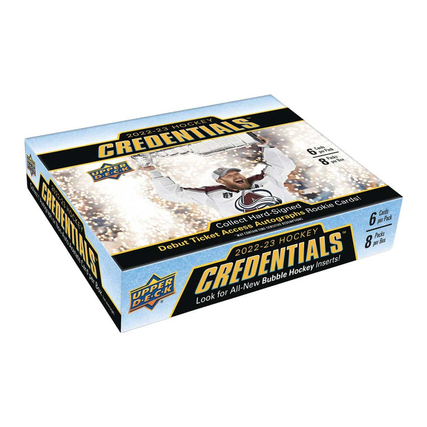 2022-23 Upper Deck Credentials Hockey Hobby Box