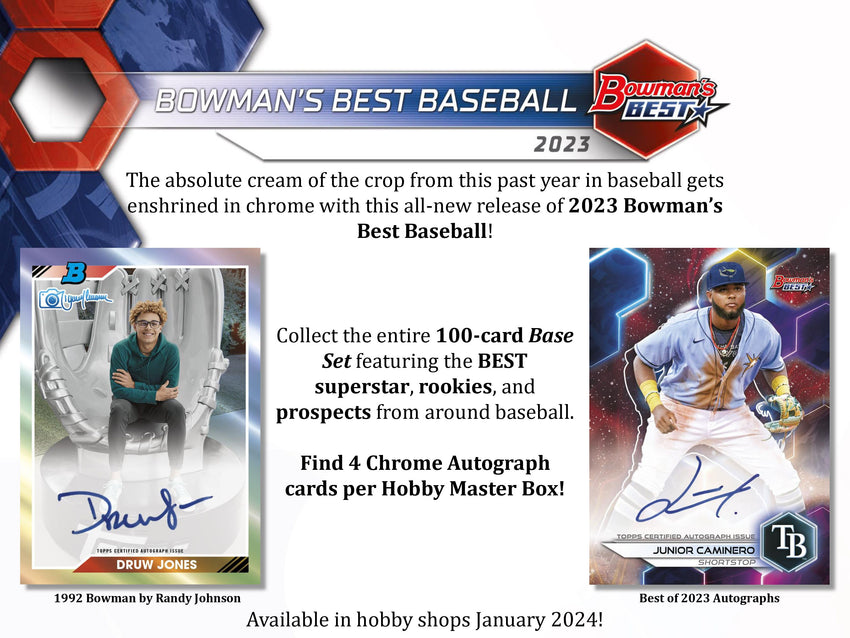 2023 Bowman's Best Baseball Baseball Hobby Box