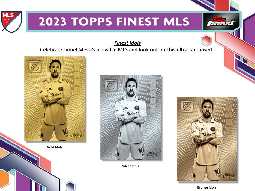 2023 Topps Finest Major League Soccer Hobby Box