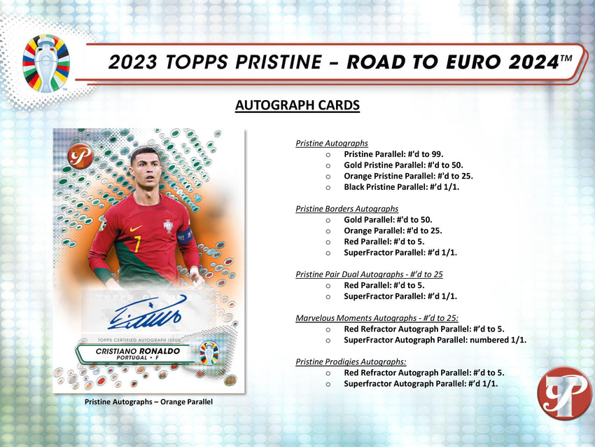 2023 Topps Pristine - Road to Euro 2024 Soccer Hobby Box