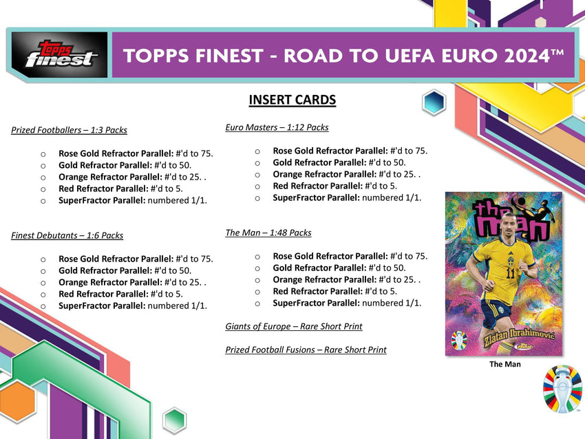 2024 Topps Finest Road To UEFA Soccer Hobby Box