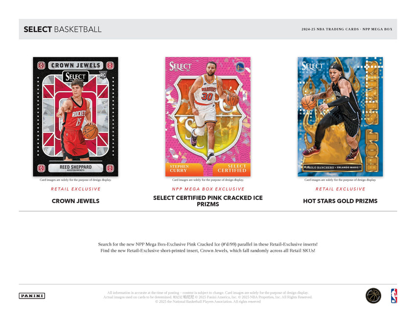 2024-25 Panini Select Basketball Mega Box
