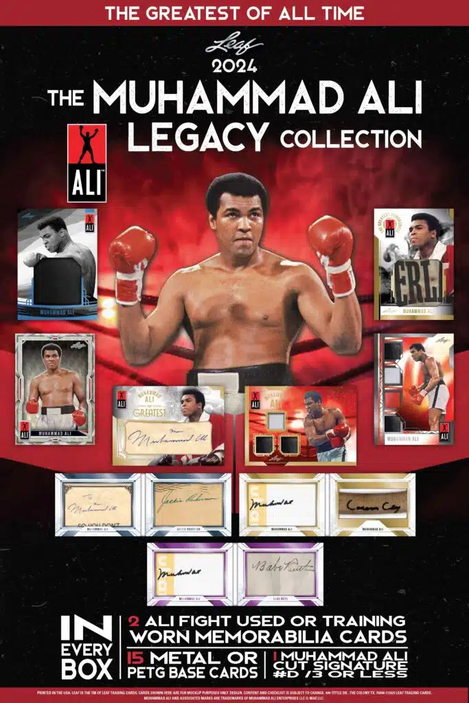 2024 Leaf The Muhammad Ali Legacy Collection Hobby Box Cut signature