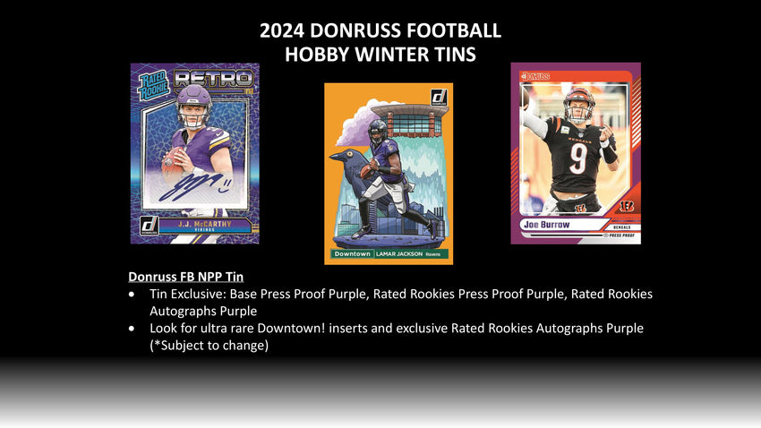 2024 Donruss Football Hobby Winter Tins