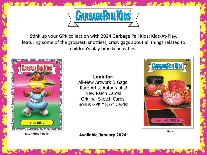 2024 Topps Garbage Pail Kids: Kids-At-Play Hobby Collector Box