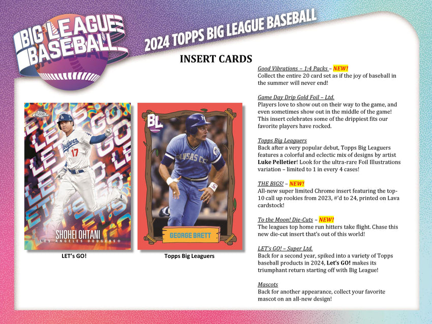 2024 Topps Big League Baseball Hobby Box (Pre Order Apr 30)