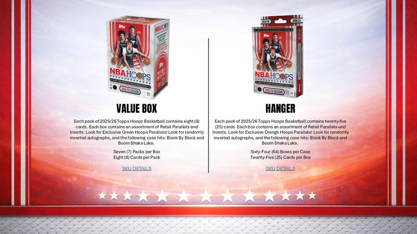 2025-26 Topps Hoops Basketball Hanger Box (Pre Order)