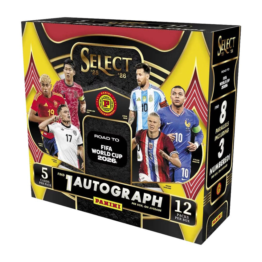 2025-26 Panini Select Road to FIFA World Cup Soccer Hobby International Box