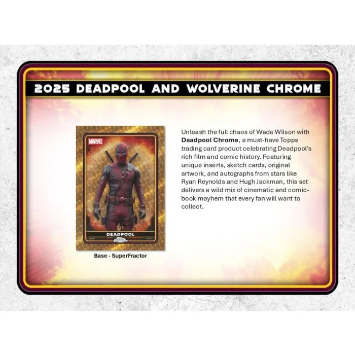 2025 Topps Deadpool 1 Box Opening - #32024・Random Character (Apr 17 4pm)