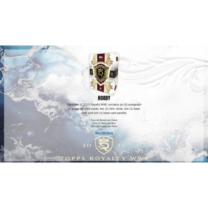 2025 WWE Royalty Hobby 1 Box Opening - #32210・Random Wrestler (May 05 4pm)
