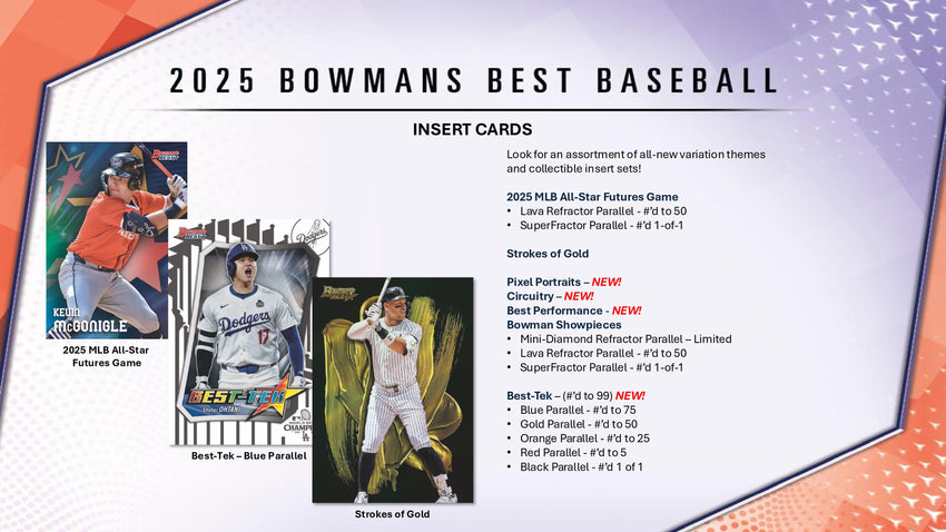 2025 Topps Bowmans Best Baseball Hobby Box