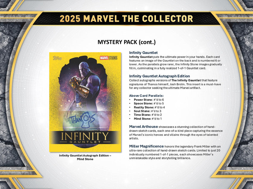 2025 Topps Marvel The Collector Hobby Box