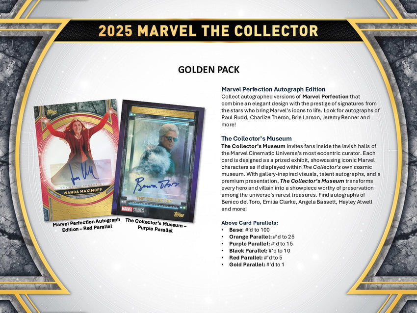2025 Topps Marvel The Collector Hobby Box