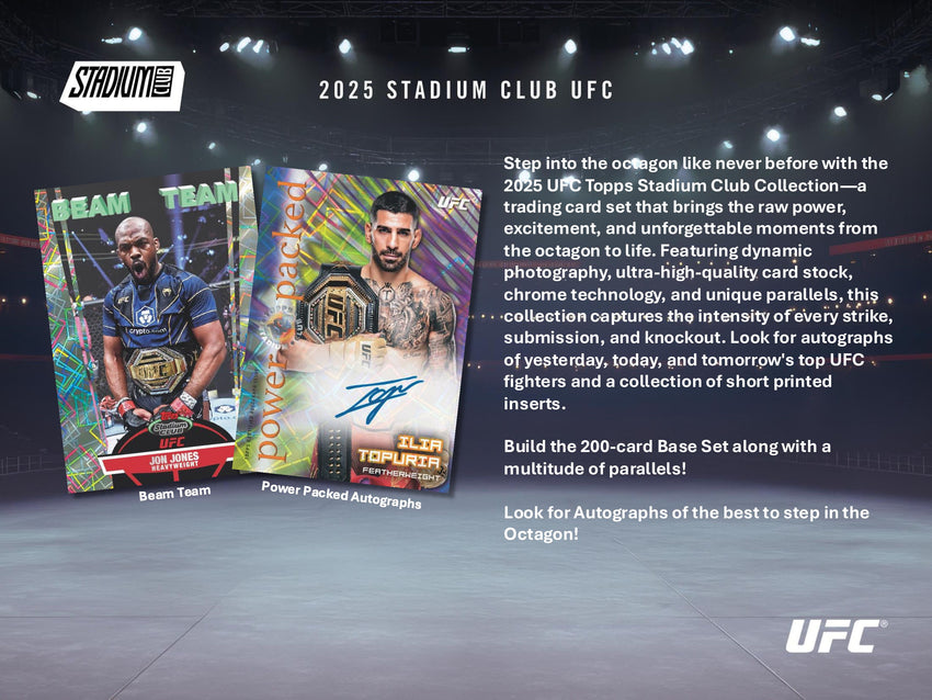 2025 Topps Stadium Club UFC Mega Box (Pre Order)