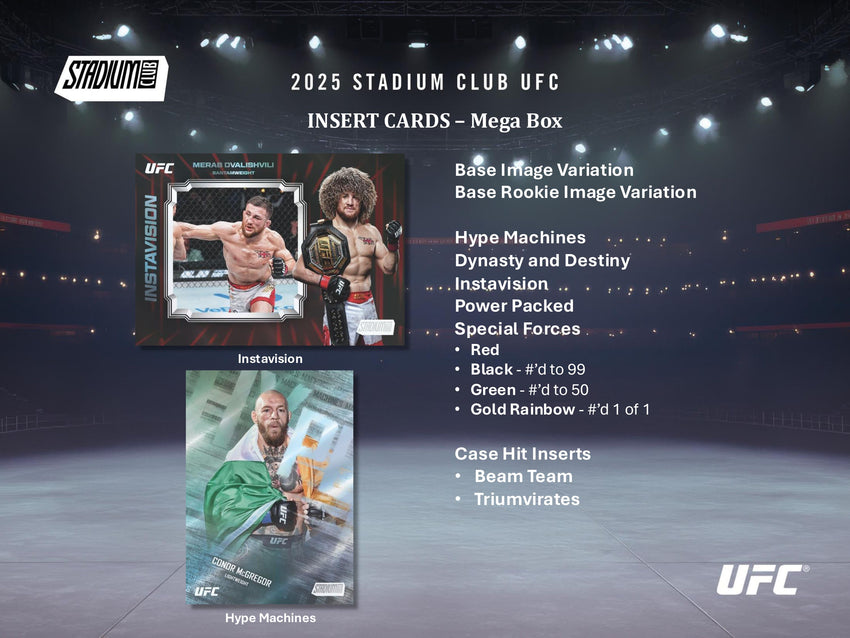 2025 Topps Stadium Club UFC Mega Box (Pre Order)