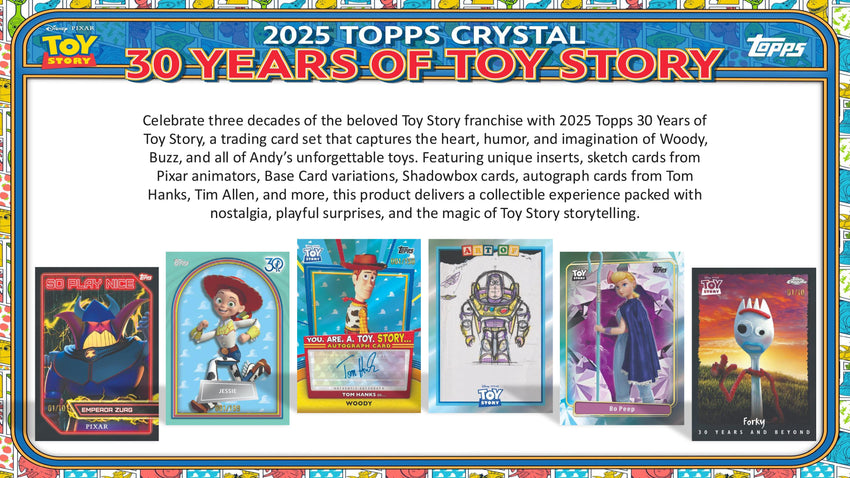 2025 Topps Toy Story Crystal 30 Years 1 Box Opening - #32311・Random Charatcer (May 18 4pm)